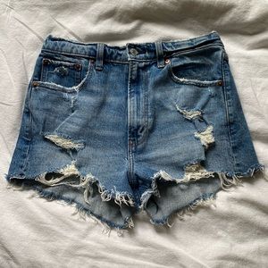 Abercrombie & Fitch medium wash shorts